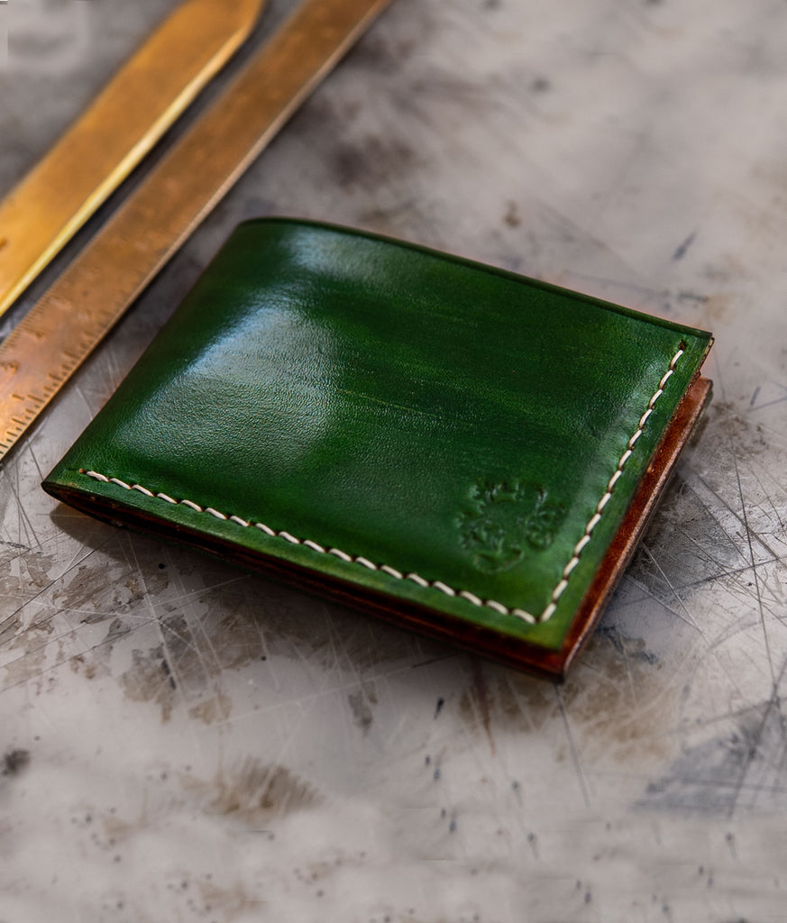 Grain Wallet in Shell Cordovan - Minimalist Luxury Leather Wallet