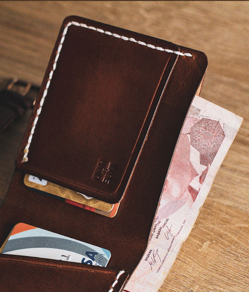 Thin Leather Wallet | Handmade Leather Wallets USA