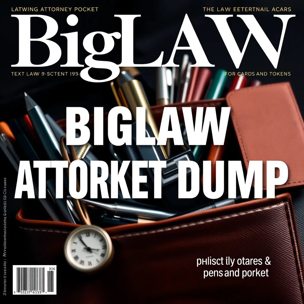 Leonadem artisanat cuir sur mesure - Biglaw Attorney Pocket Dump Organizer Guide