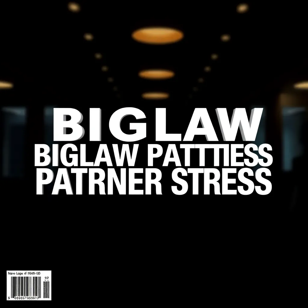 Leonadem artesania en cuero hecho a mano - Biglaw Partner Stress Regulation Litigation Pressure