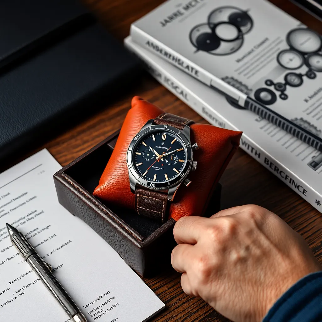 Leonadem artesania en cuero hecho a mano - Cardiologist Leather Desk Landing Tray Watch Accessories