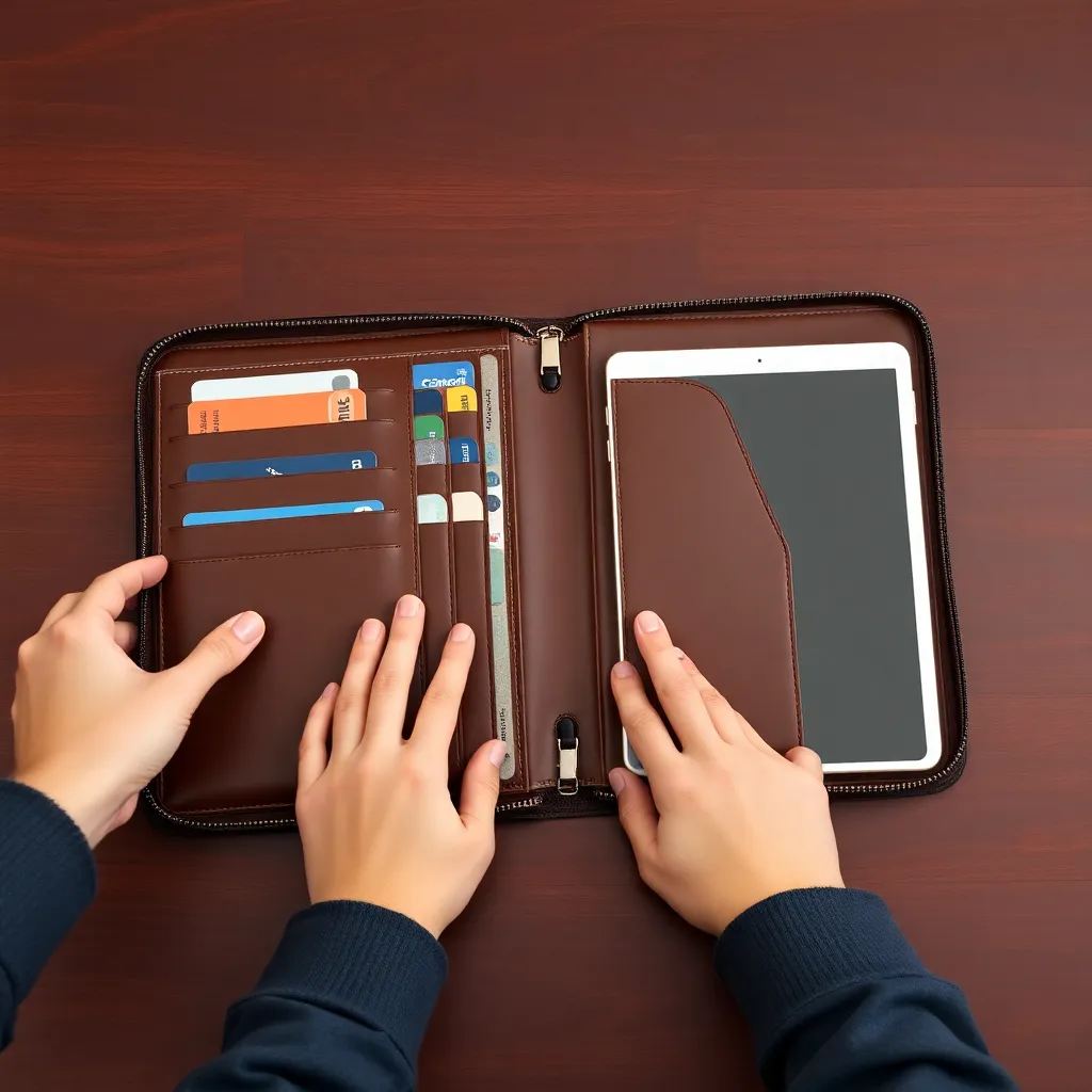 Leonadem handmade leather - Ceo Leather Document Folio High Level Contracts Tablet 1:1 item_2