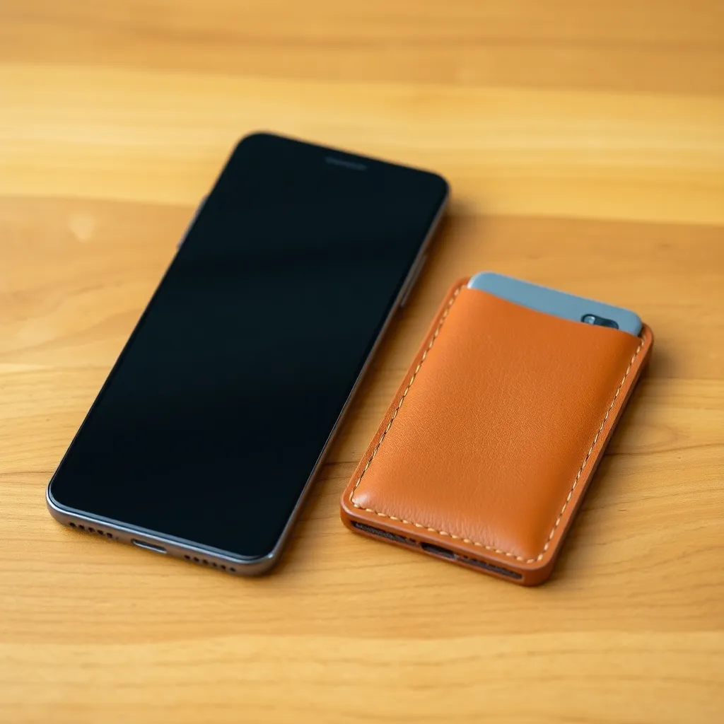 Leonadem artisanat cuir sur mesure - Chief Revenue Officer Leather Card Case Client Dinners
