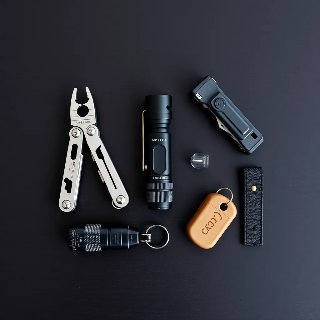 Leonadem artisanat cuir sur mesure - Compact Pocket Tools Emergency Preparedness Guide