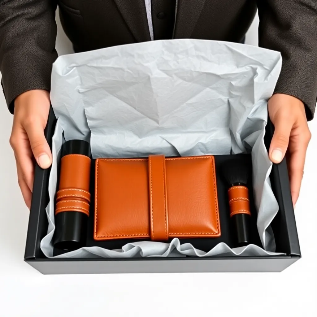 Leonadem handmade leather - Corporate Leather Gift Set Cro Mega Deal 1:1 item_3
