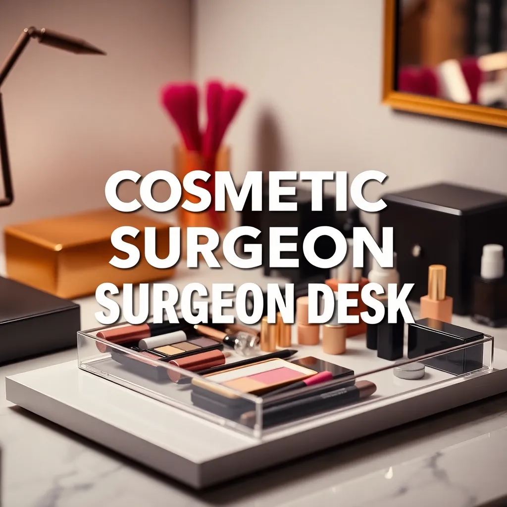 Leonadem artisanat cuir sur mesure - Cosmetic Surgeon Desk Landing Tray Luxury