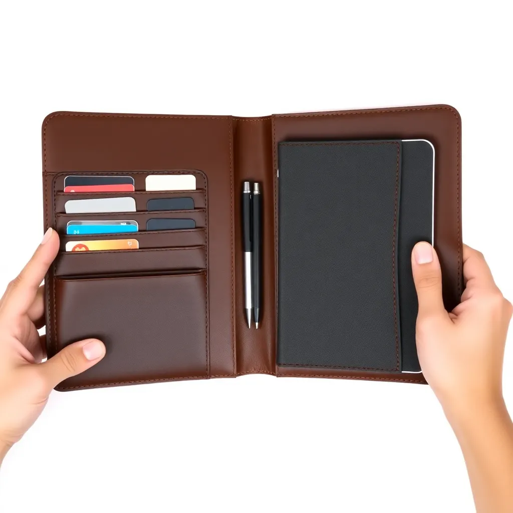 Leonadem handmade leather - Custom Monogrammed Leather Folio Cardiology Promotion 1:1 item_3
