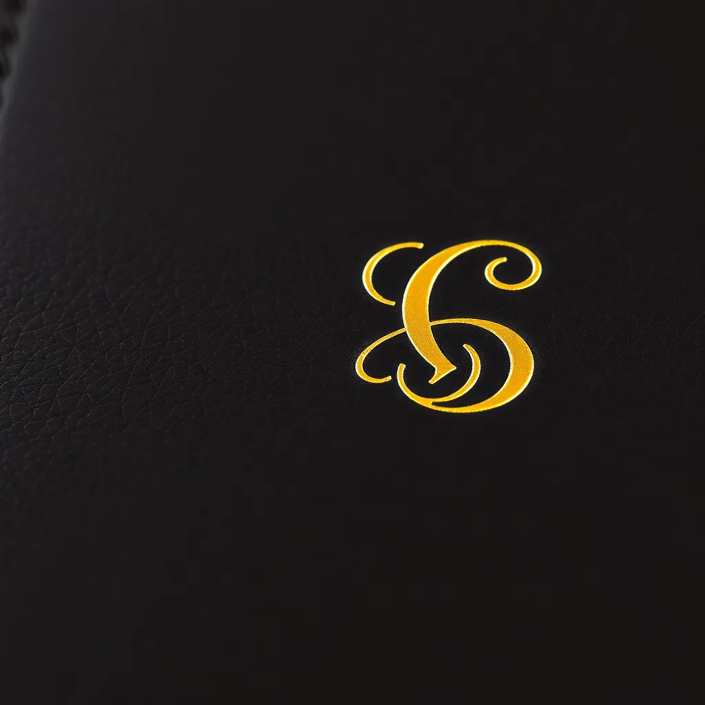 Leonadem artisanat cuir sur mesure - Custom Monogrammed Leather Folio Real Estate Developer