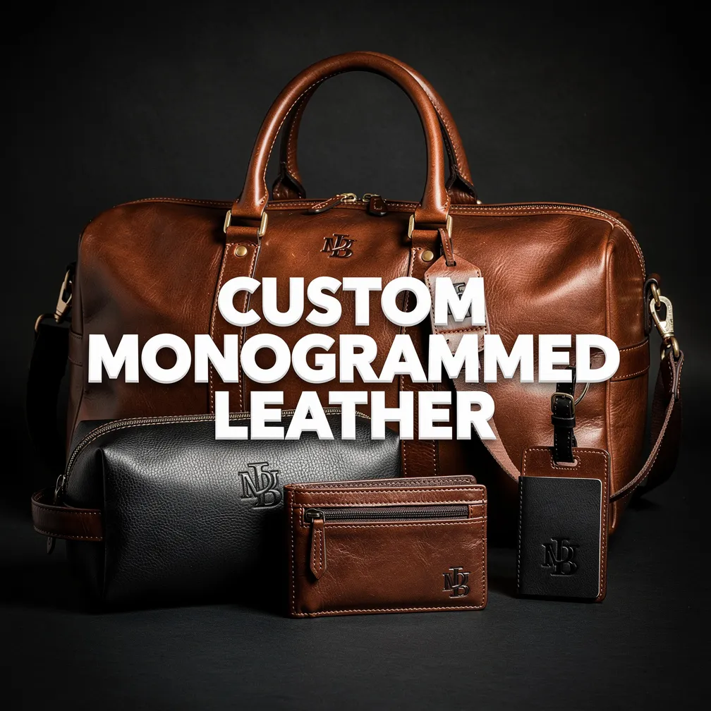 The Ultimate Guide to Custom Monogrammed Leather Travel Accessories for Men