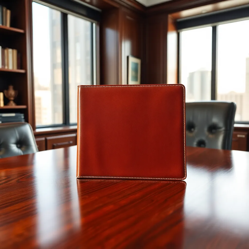 Leonadem artesania en cuero hecho a mano - Executive Leather Gifts Wall Street Partner