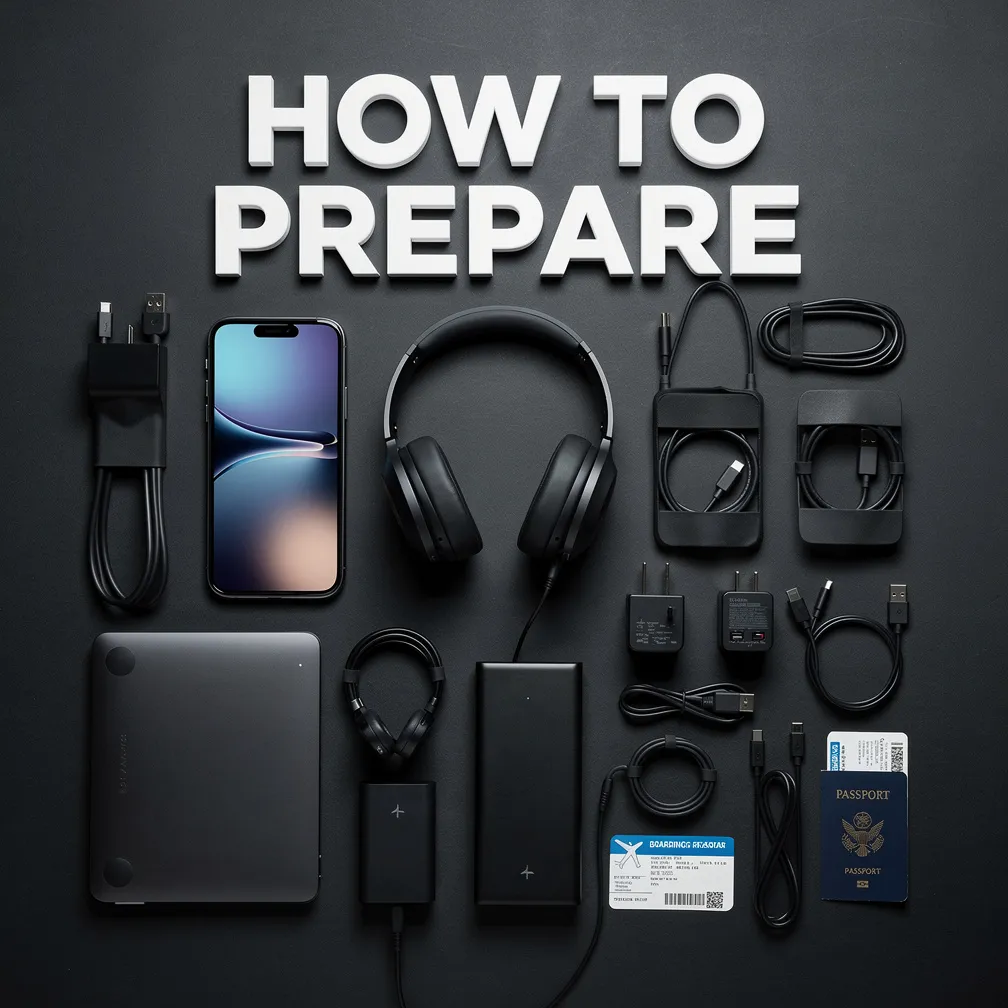 Guía Definitiva: Cómo Organizar tu Kit Tech de Viaje Internacional para Vuelos sin Estrés
