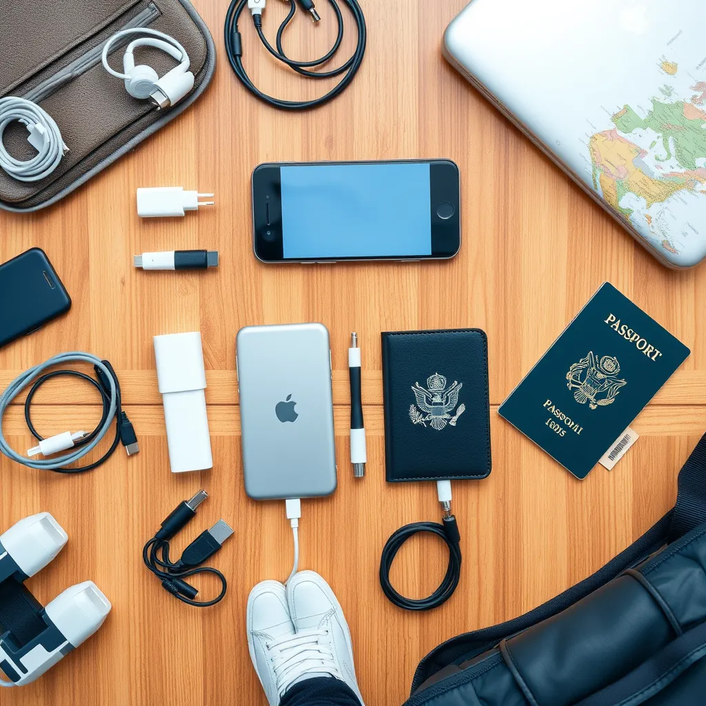 Leonadem handmade leather - International Travel Tech Kit Flights Guide 1:1 item_1