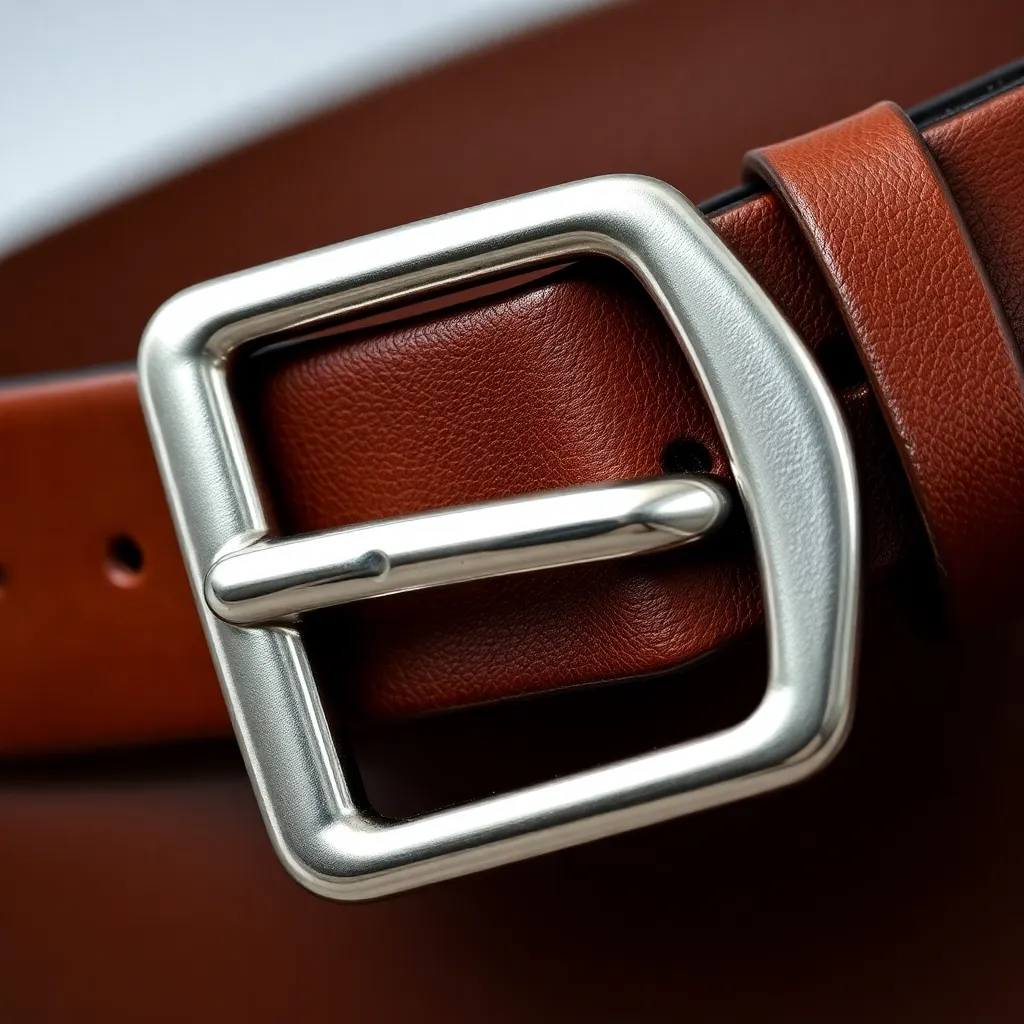 Leonadem artesania en cuero hecho a mano - Investment Banker Dress Belt Suit Trousers Style