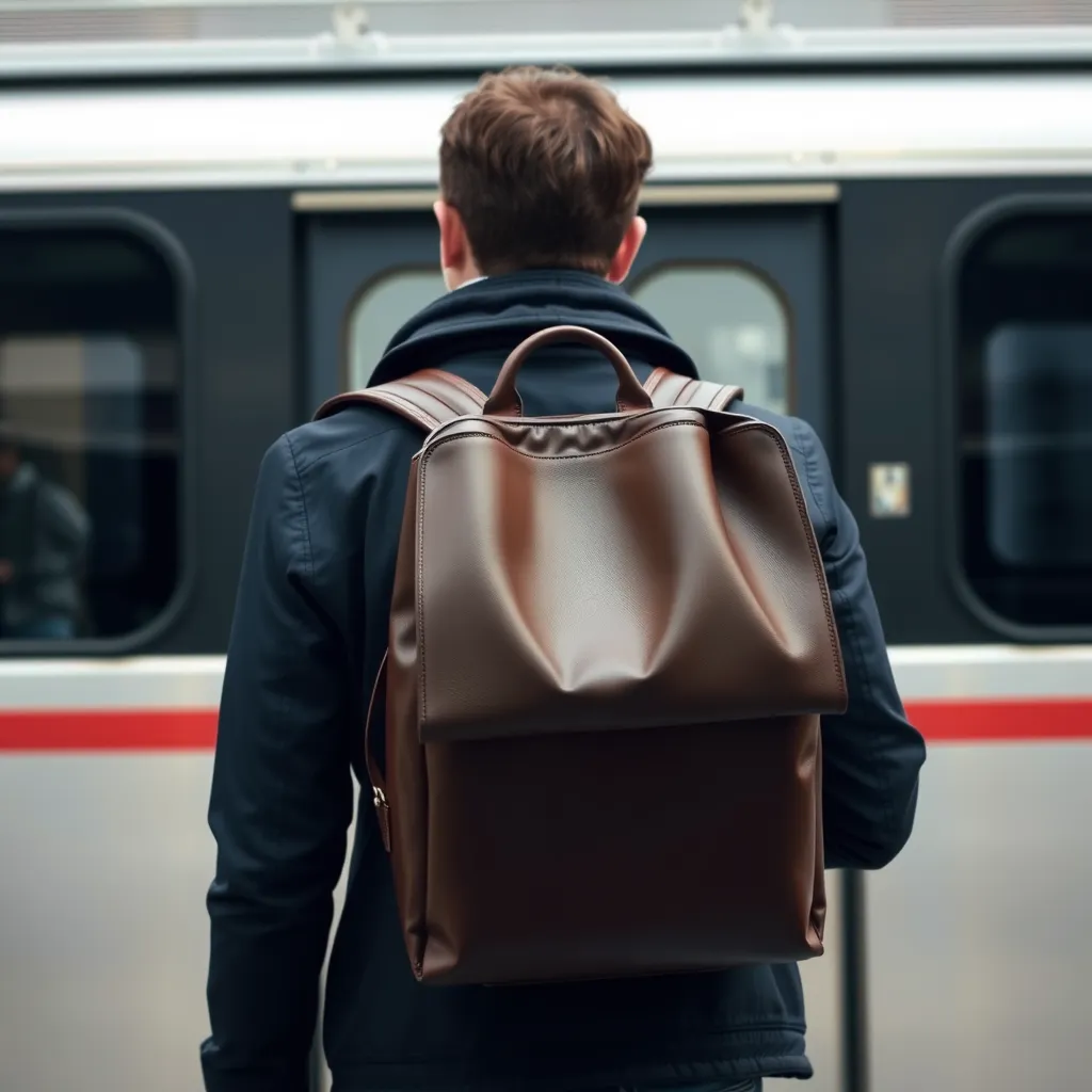 Leonadem artisanat cuir sur mesure - Leather Briefcase Vs Backpack Commuting Guide