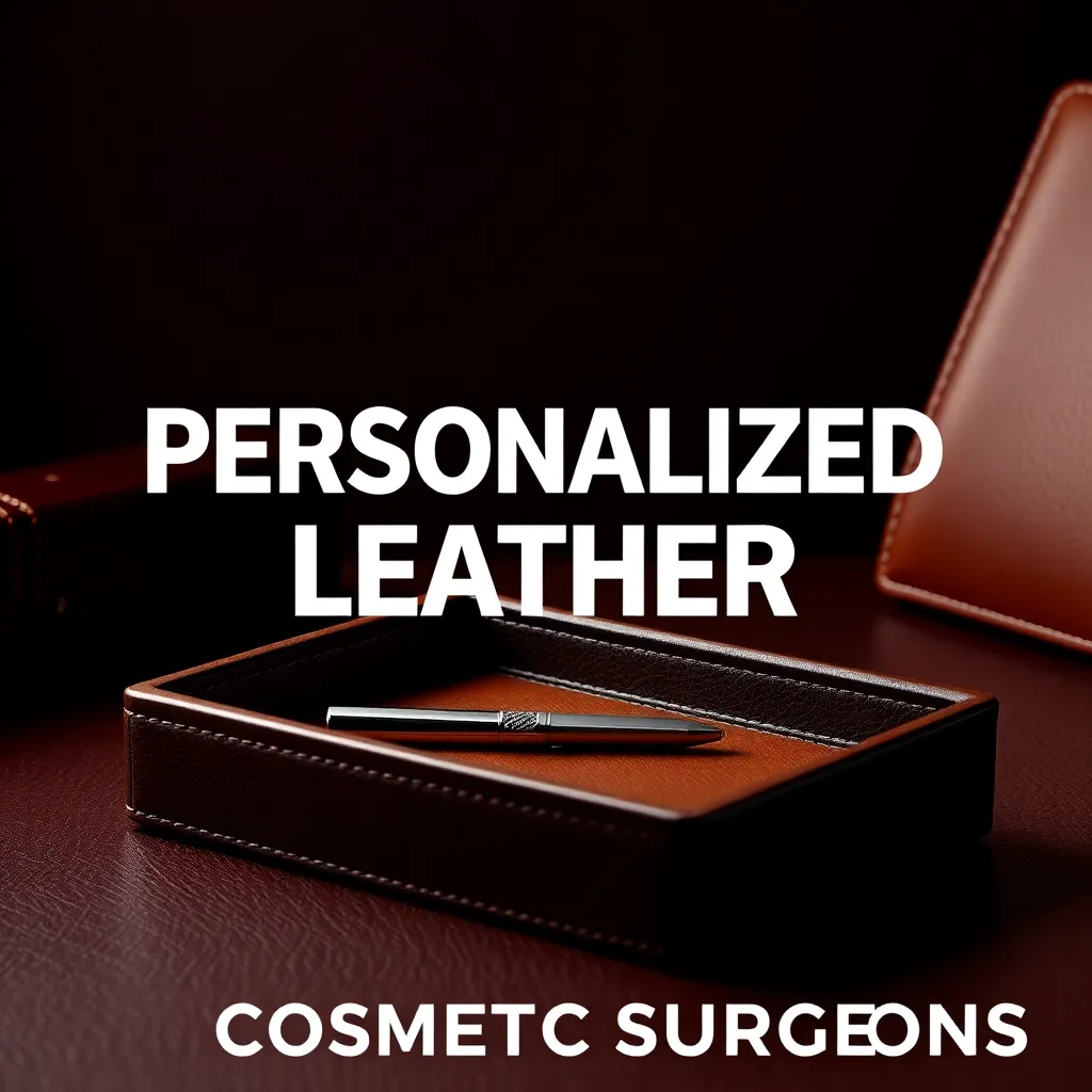 Leonadem handmade leather - Luxury Personalized Leather Valet Tray Cosmetic Surgeon 1:1 guide