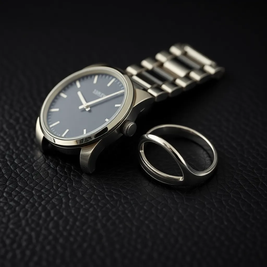Leonadem artesania en cuero hecho a mano - Matching Metals Watch Ring Belt Buckle Men Guide