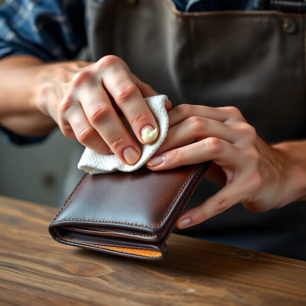 Leonadem handmade leather - Mens Leather Wallet Style Guide 1:1 leather_maintenance
