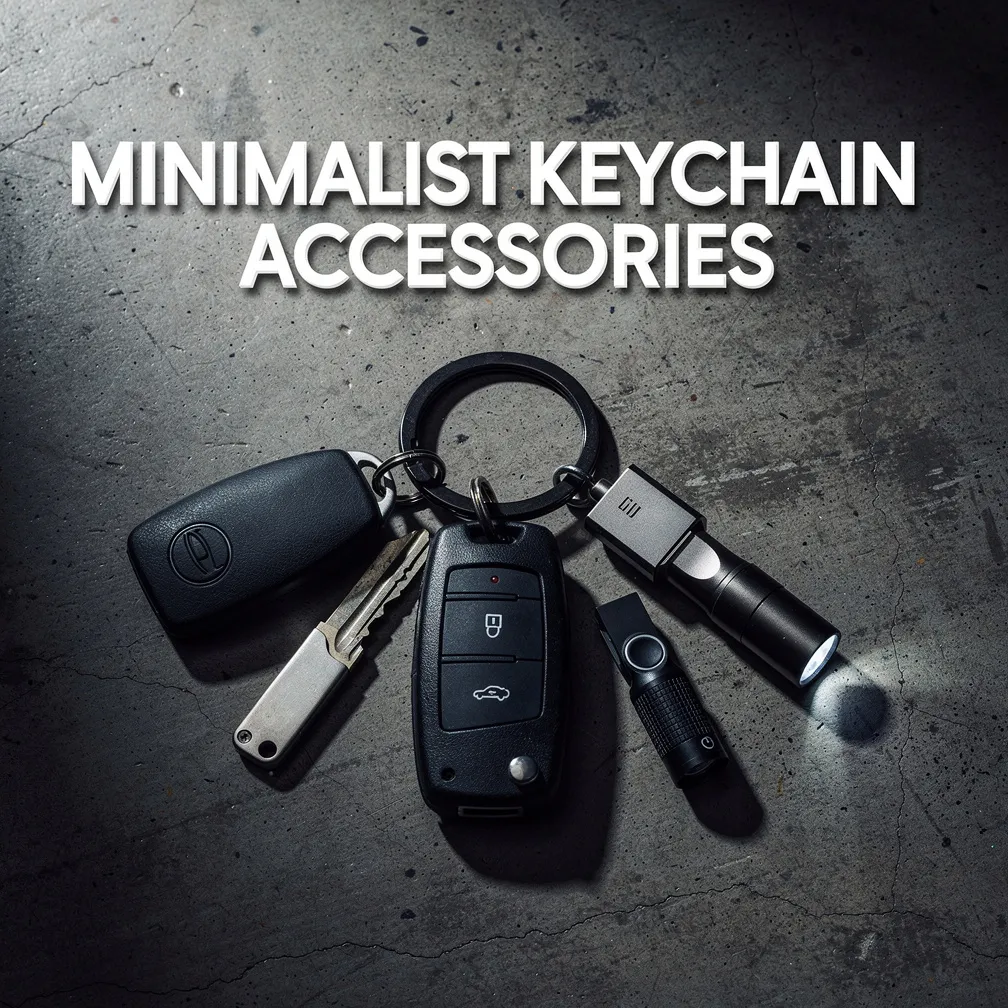 Leonadem artisanat cuir sur mesure - Minimalist Keychain Accessories Men Carry Guide
