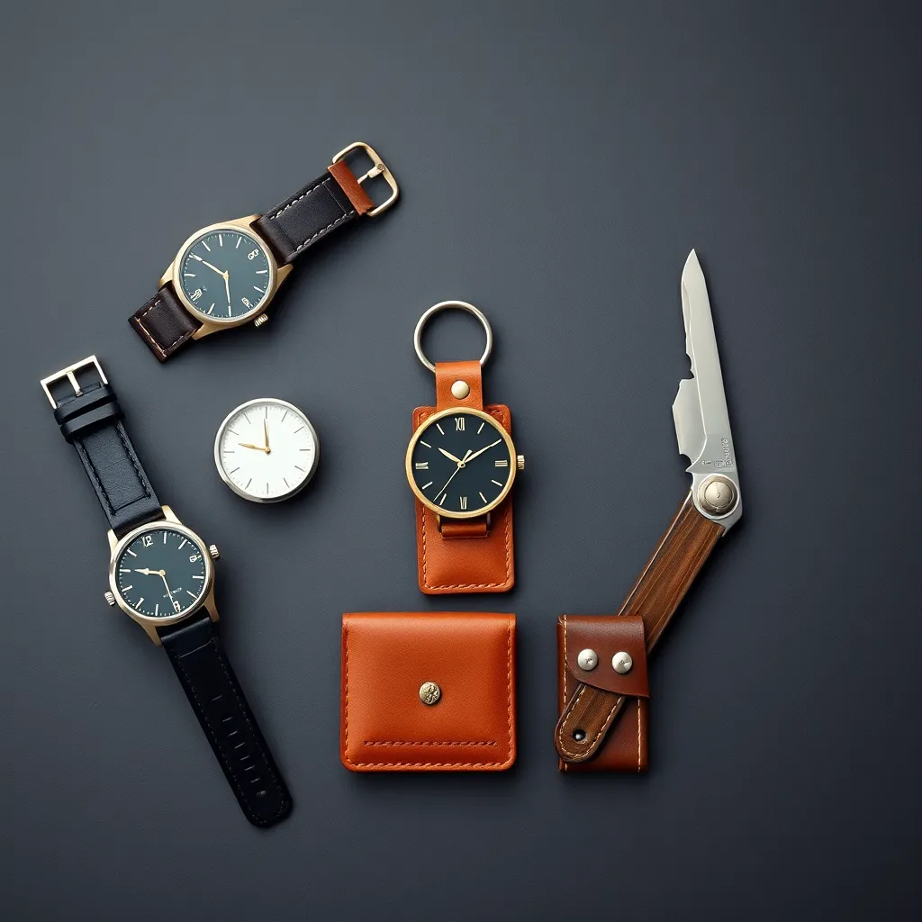 Leonadem artisanat cuir sur mesure - Minimalist Keychain Accessories Men Carry Guide