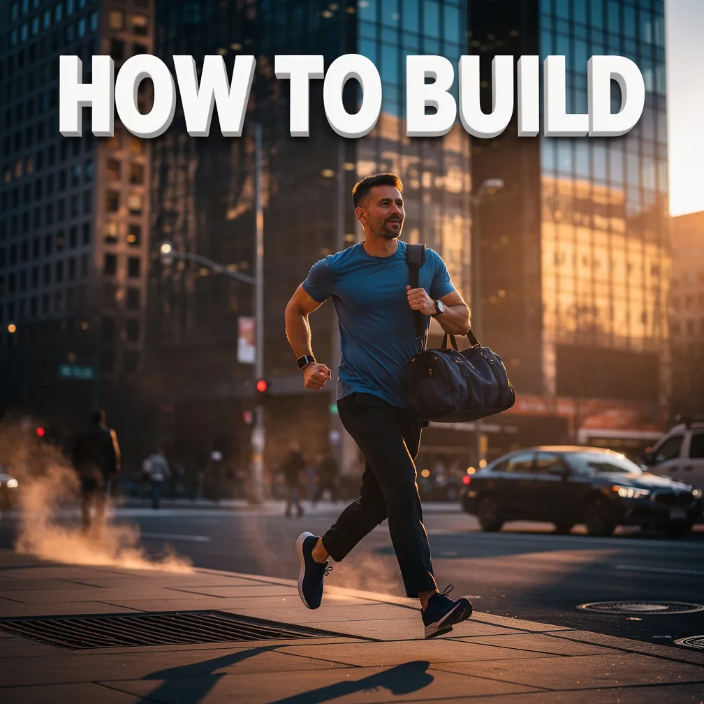 Leonadem artesania en cuero hecho a mano - Morning Exercise Habit Busy Schedule Men Guide