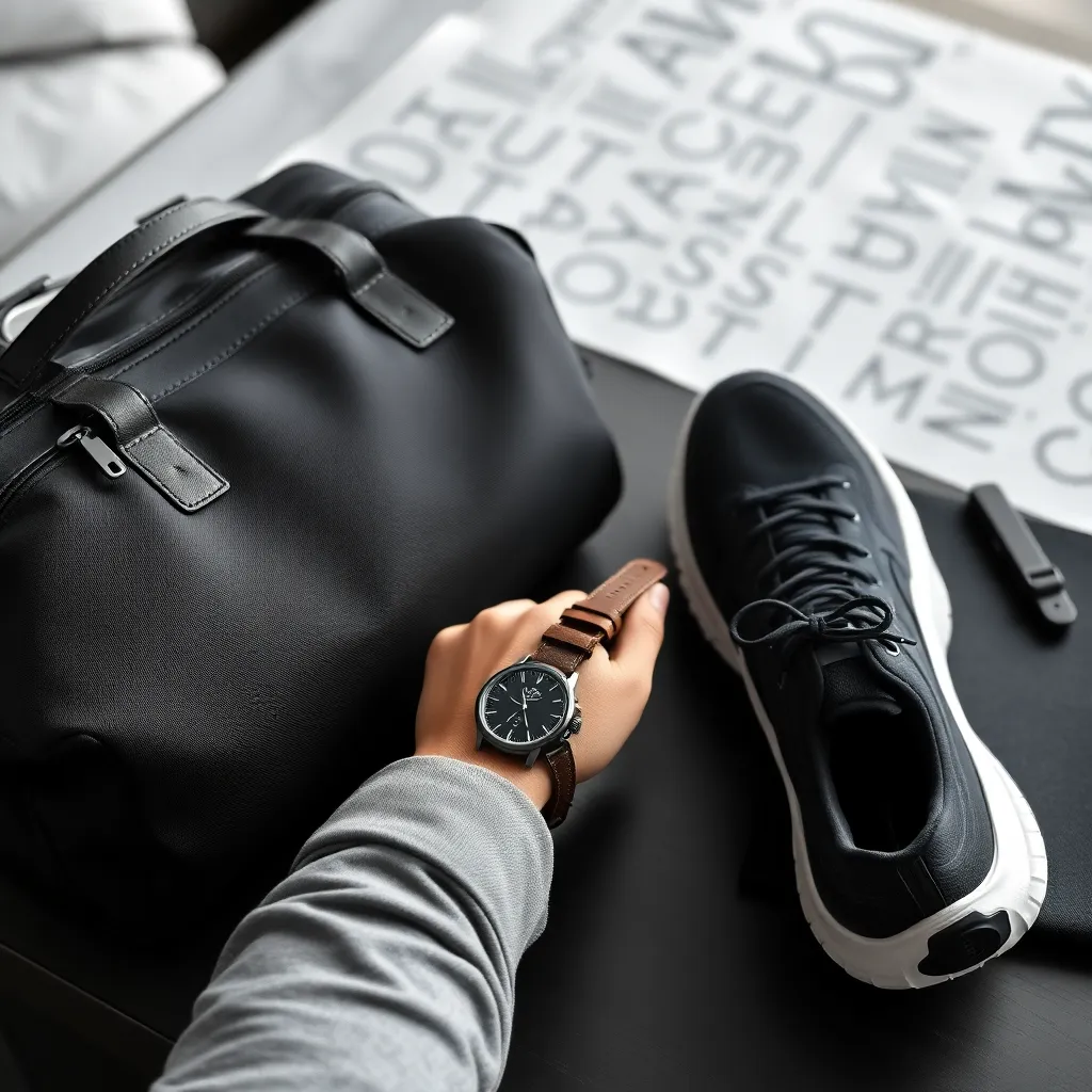 Leonadem artisanat cuir sur mesure - Pilot Layover Hotel Fitness Focus Routine