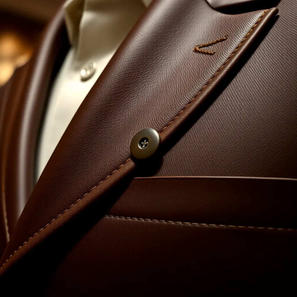 Leonadem artisanat cuir sur mesure - Real Estate Developer Boardroom Style Jacket Leather