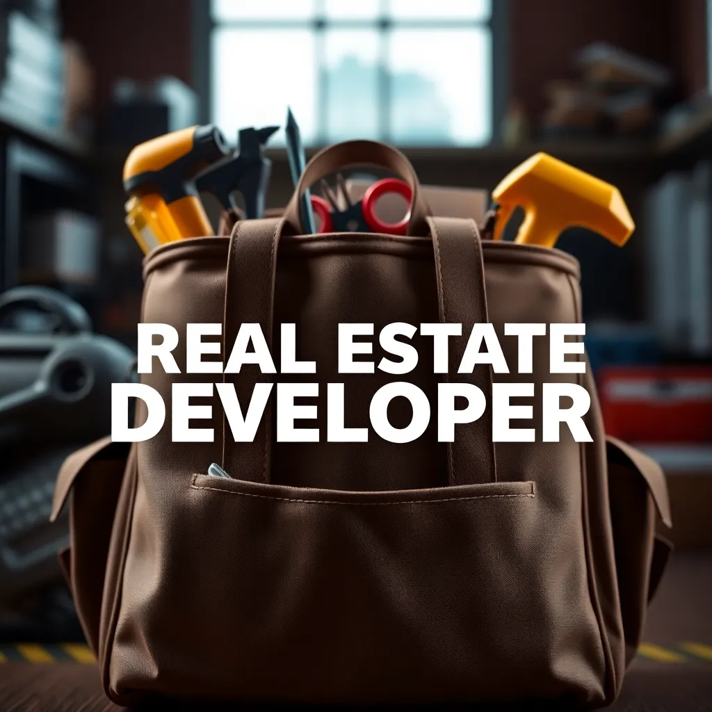 Leonadem artesania en cuero hecho a mano - Real Estate Developer Site Visit Bag Setup