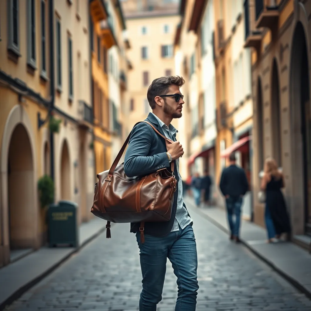 Leonadem handmade leather - Rolling Suitcase Vs Leather Duffel Bag Guide 1:1 guide_image_3