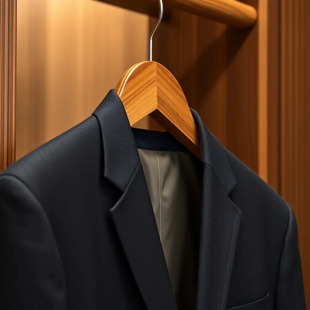 Leonadem handmade leather - Store Suits Dress Shirts Prevent Closet Odor Guide 1:1 suit_hanging
