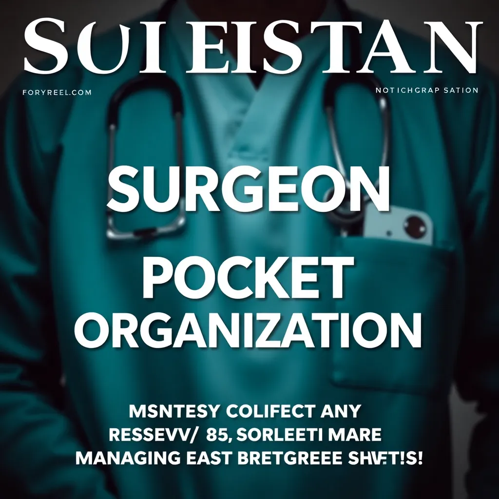 Leonadem handmade leather - Surgeon Pocket Organization Shift Change 1:1 guide