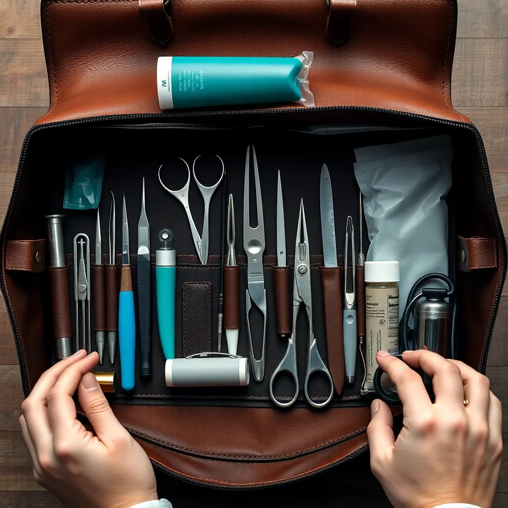 Leonadem handmade leather - Surgeon Pocket Organization Shift Change 1:1 item_3