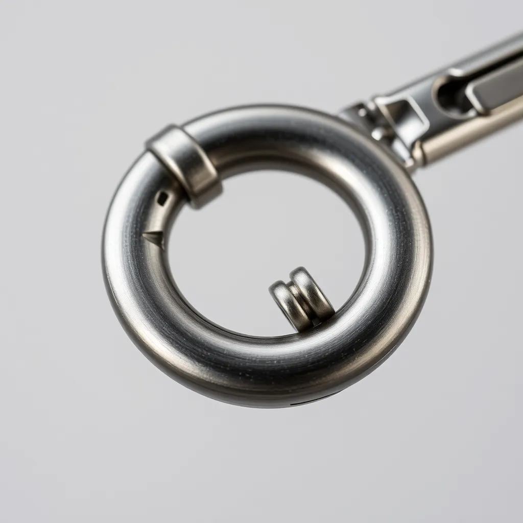 Leonadem handmade leather - Titanium Key Carabiner Minimalist Edc Guide 1:1 item_2