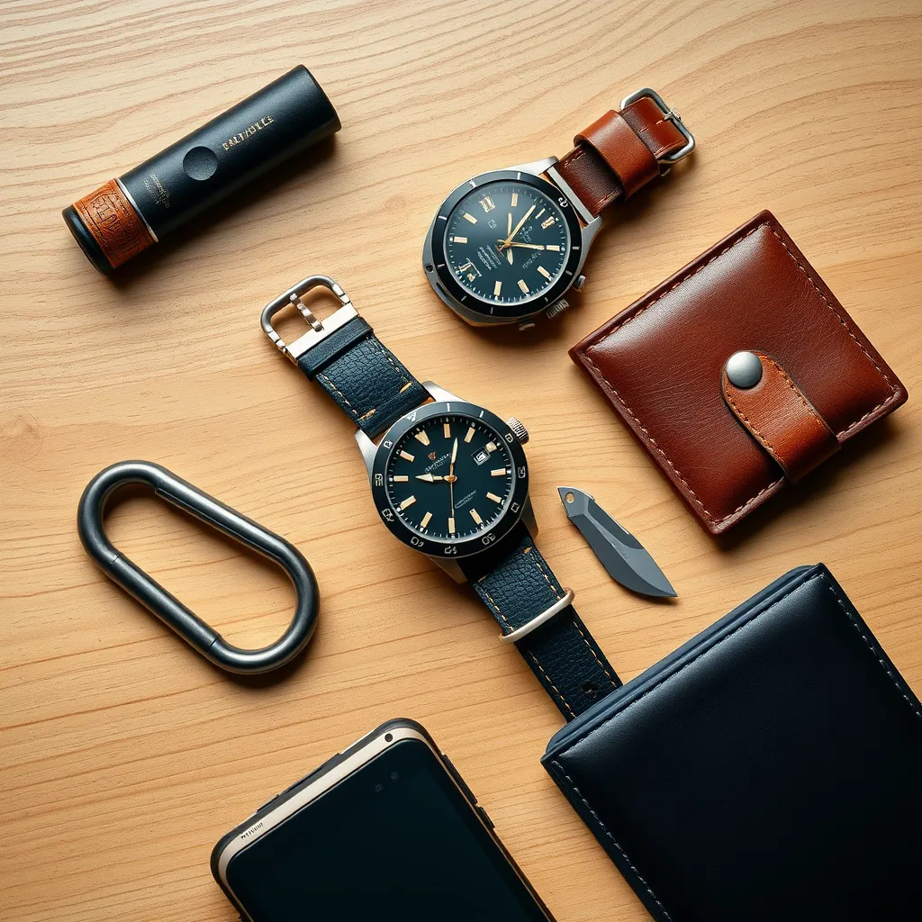 Leonadem handmade leather - Titanium Key Carabiner Minimalist Edc Guide 1:1 item_3