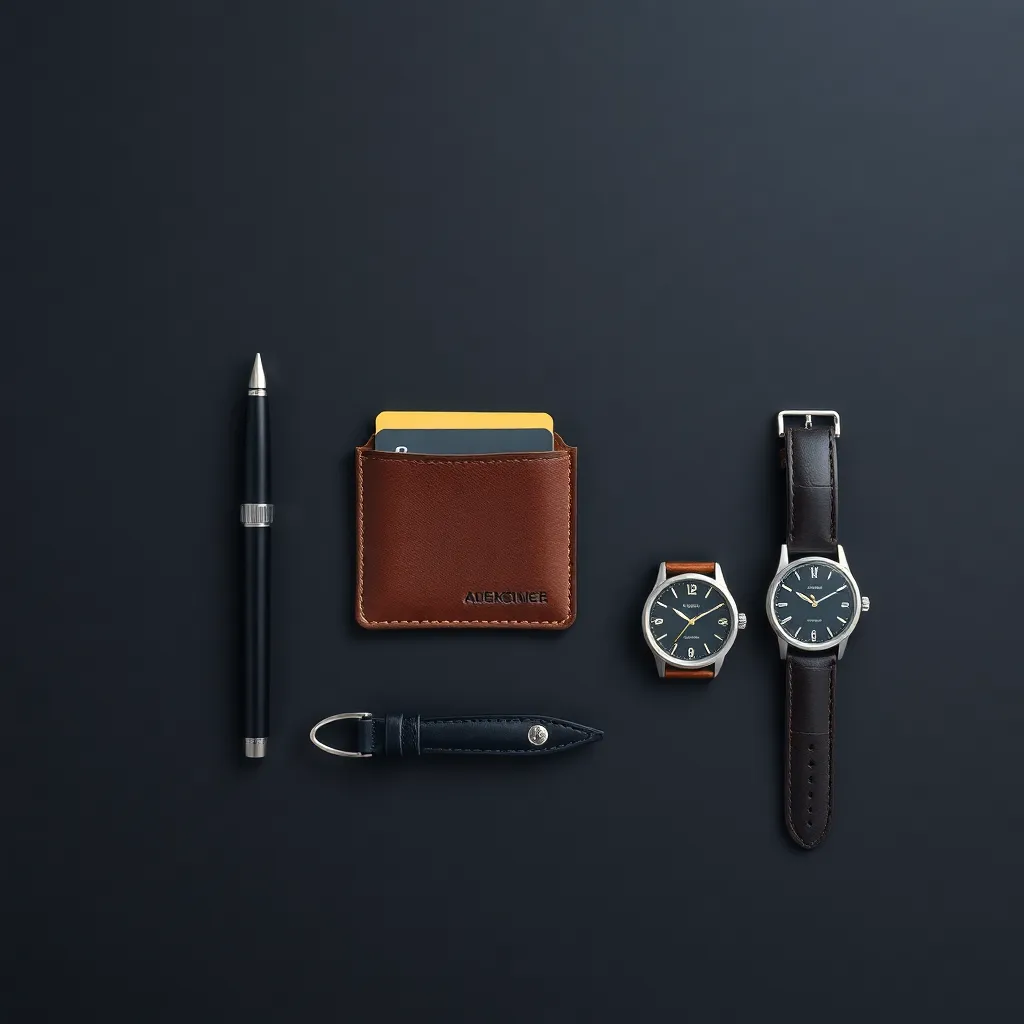 Leonadem artisanat cuir sur mesure - Wall Street Trader Edc Setup Minimalist