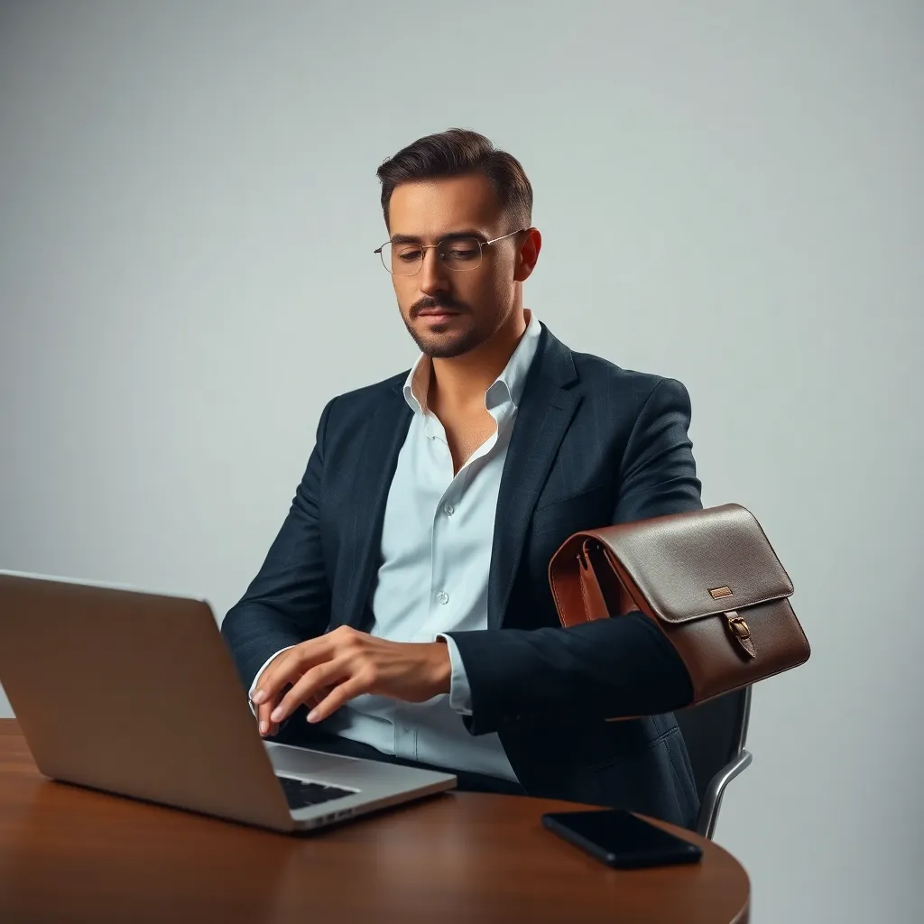 El Arte de Trabajar Cualquier Lugar con un Setup Minimalista de Cuero