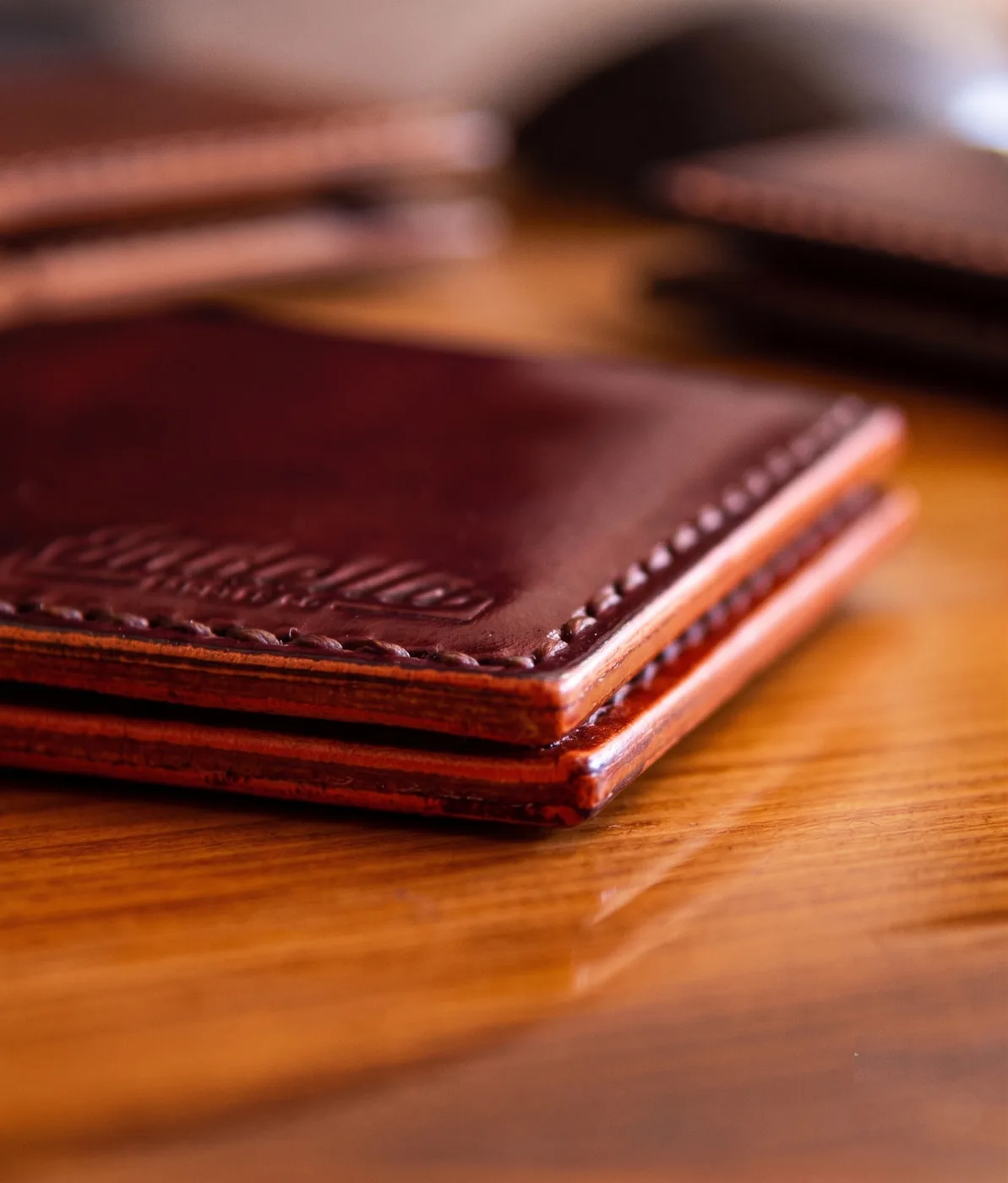 Personalized Slim Leather Wallet for Men
