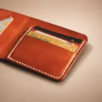 Handmade Minimalist Leather Wallet For Men