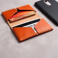 Handmade Slim Leather Wallet For Men