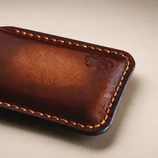 Initial Leather Wallet For Men
