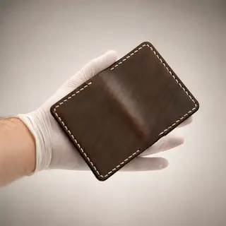 Leather Bifold Handmade Wallet For Men