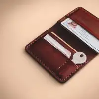 Leather Italian Ultra Thin Wallet For Men