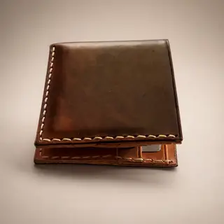 Leather Men Front Pocket Wallet For