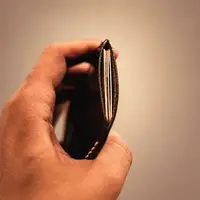 Leather Minimalist Wallet For Men