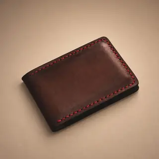 Leather Personalized Front Pocket Wallet For Men