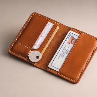 Leather Slim Ultra Wallet For Men