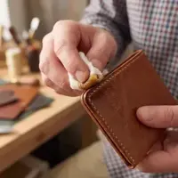 Leather Wallet Polishing