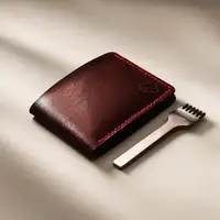 Mens Leather Wallet Minimalist Slim