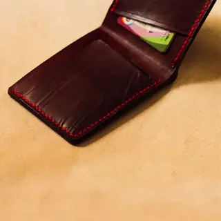 Minimalist Wallet Slim Mens Leather