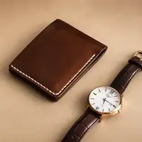 Pocket Leather Wallet For Men Handmade Front