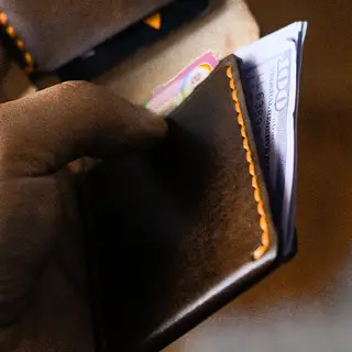 Pocket Wallet For Men Slim Front